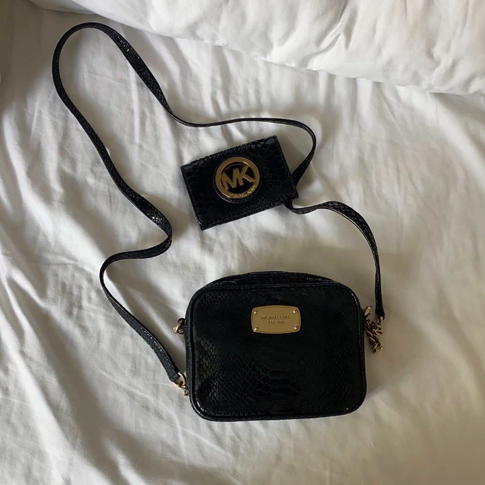 Michael kors crossbody and small wallet
